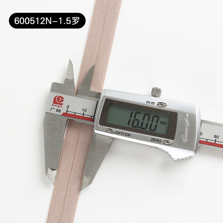 Factory direct sales: 2.0 threaded edge high-elasticity elastic band underwear, bras, down jackets, webbing weaving pic 11