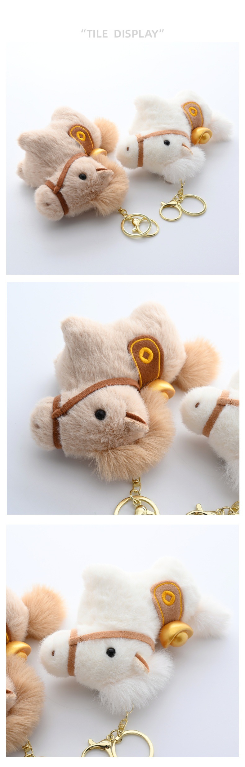 【 Genuine 】 Instant Money Plush keychain Pendant, mascot figurine, Year of the Horse desktop, Little Pony Figurine pic 9