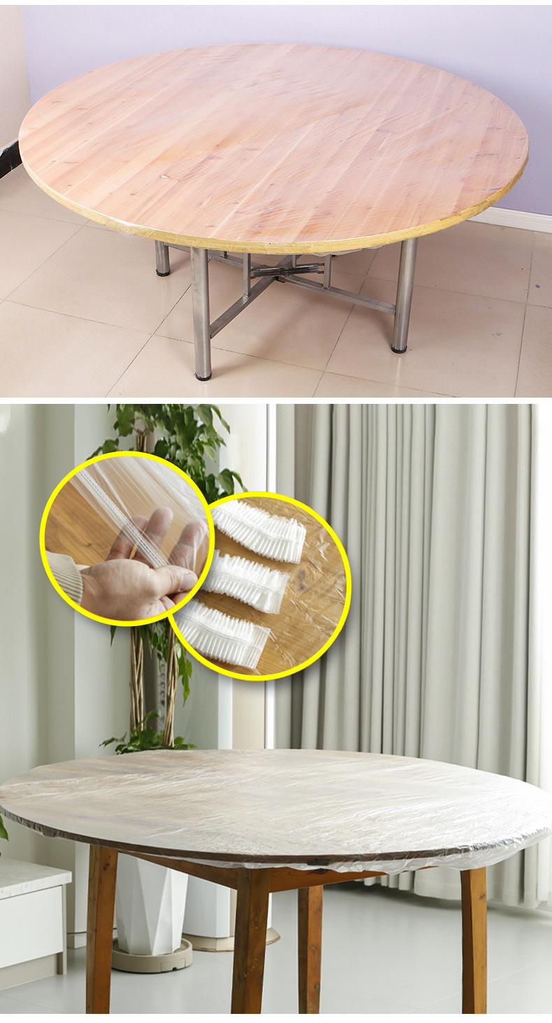 批发防油餐桌布透明束口一次性桌布家用加厚台布免洗一次性桌套详情10