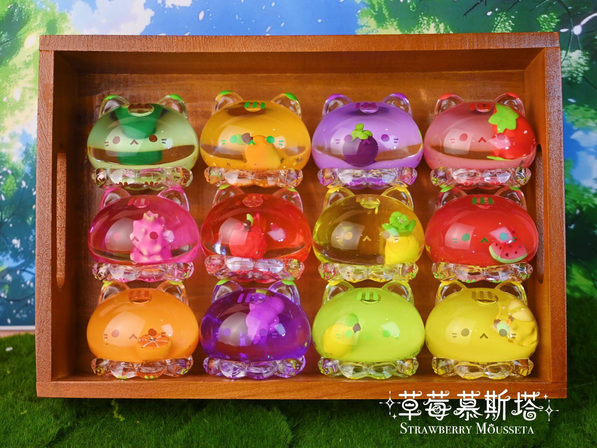 草莓慕斯他白日梦缤果章鱼喵喵冻系列盲盒带编码潮玩周边手办玩偶详情2