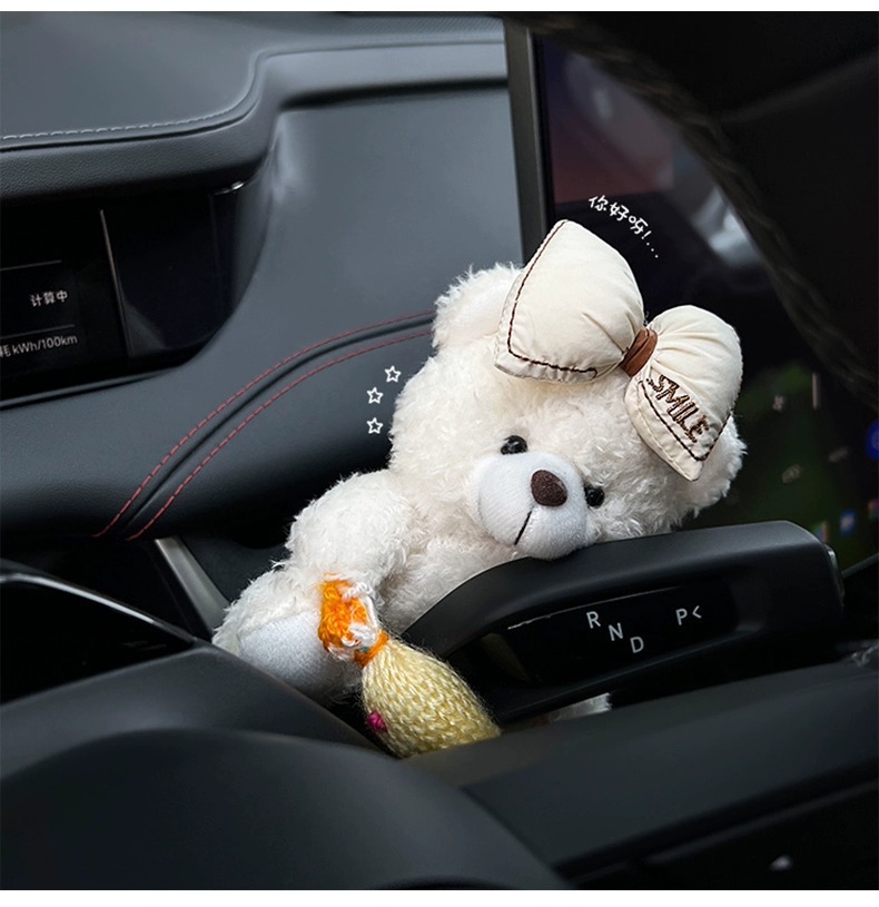 Car interior accessories, car car gearboxes, cute pet bear dolls, 2025 new style turn signal wiper dolls, girls pic 10