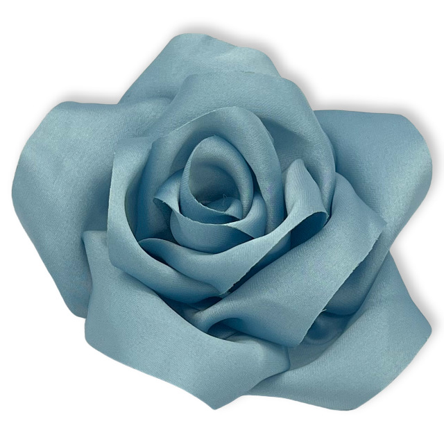 复古缎面玫瑰花布艺立体饰品花朵 diy发饰胸花鞋帽服装辅料配件详情13