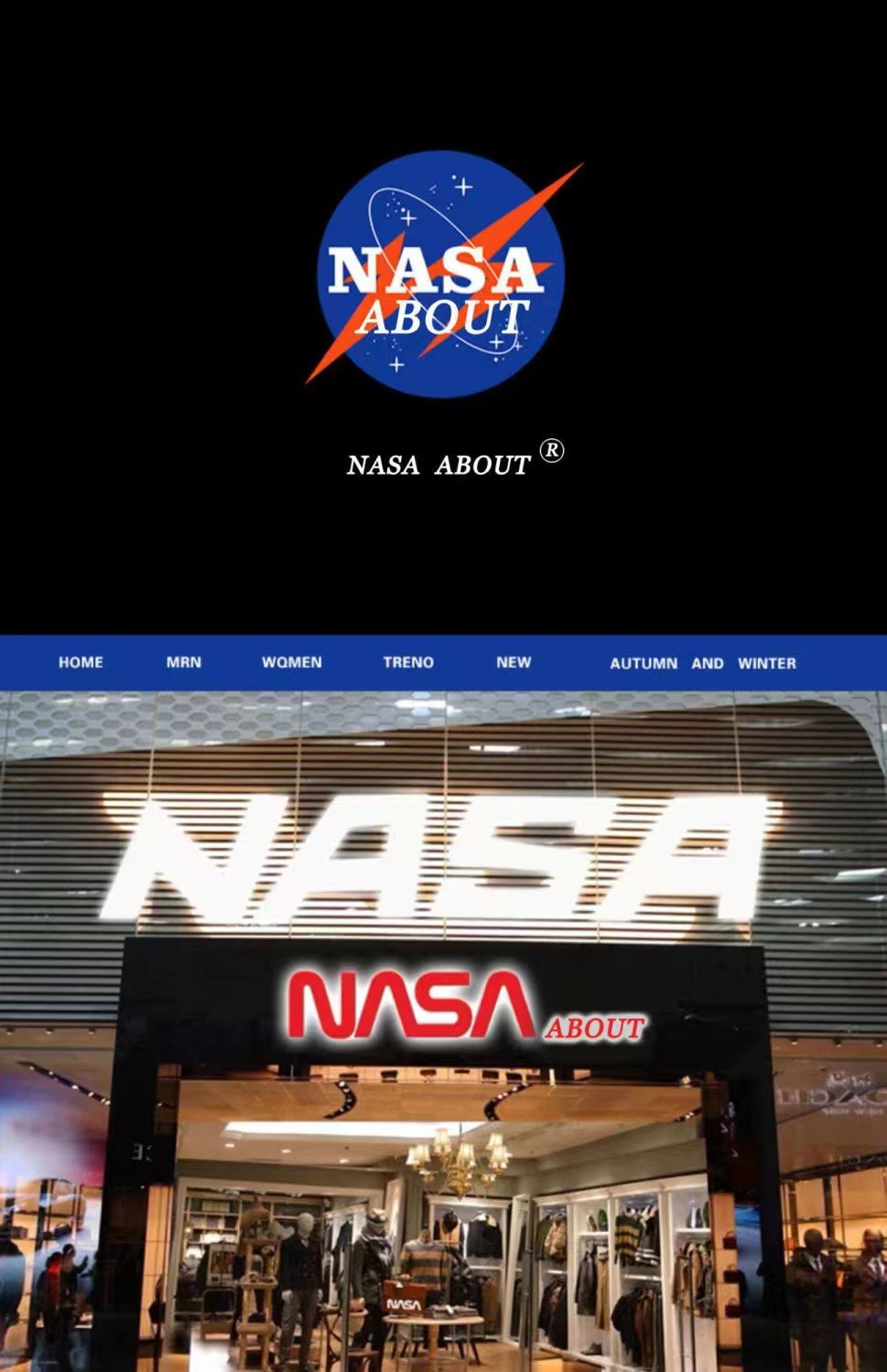 NASA Workwear Party overcomes the new winter trend brand of thick-necked hooded cotton-padded jackets, cotton-padded jackets and coats for men pic 1