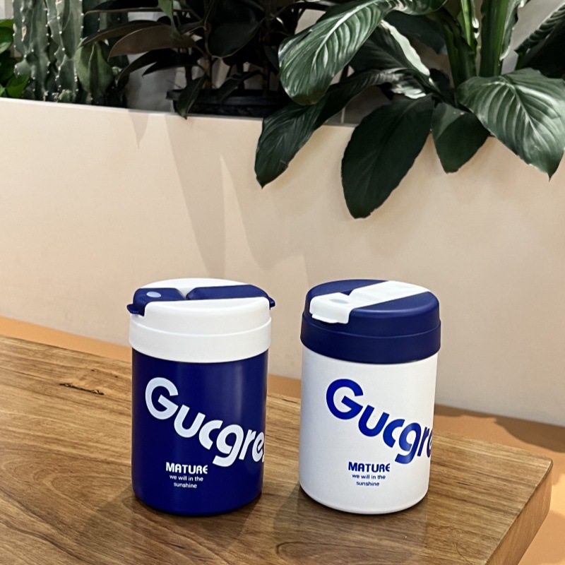 New 304 stainless steel ton-ton cup, outdoor portable double-drinking straw cup, double-layer vacuum, high appearance level insulated cup pic 19