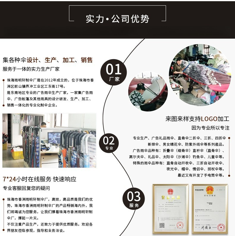 折叠雨伞10骨加固加大防紫线晴雨伞加厚防晒伞黑胶遮阳伞雨伞批货详情1
