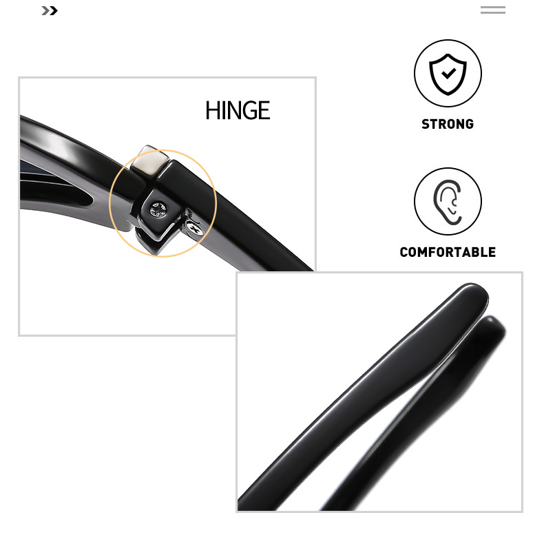 酷女凹造型方框时髦街拍ins网红同款太阳眼镜 中性墨镜新款太阳镜详情9