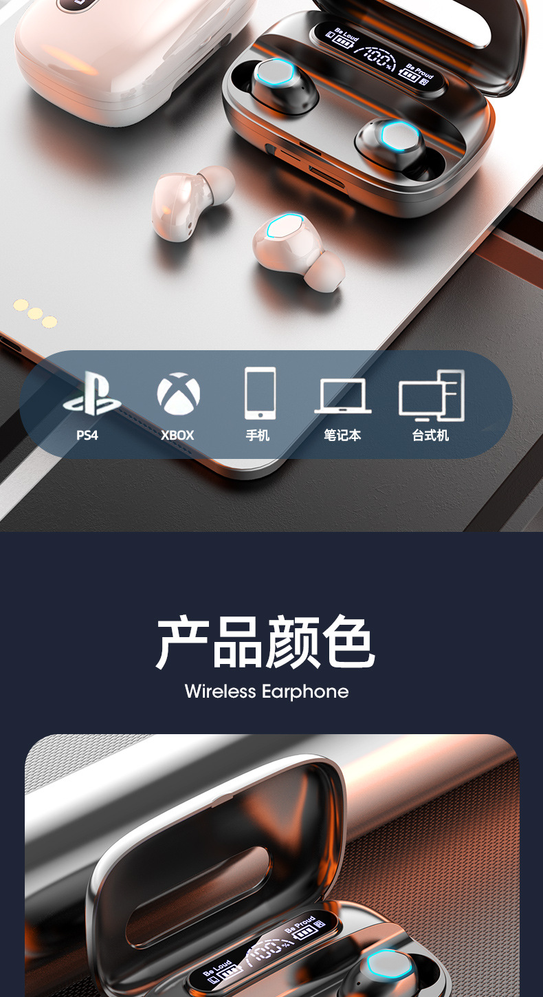 Transfronterizo explosivo tipo de auriculares bluetooth clip no en el oído deportes mini auriculares inalámbricos modelo privado huaqiangbei en stock pic 15
