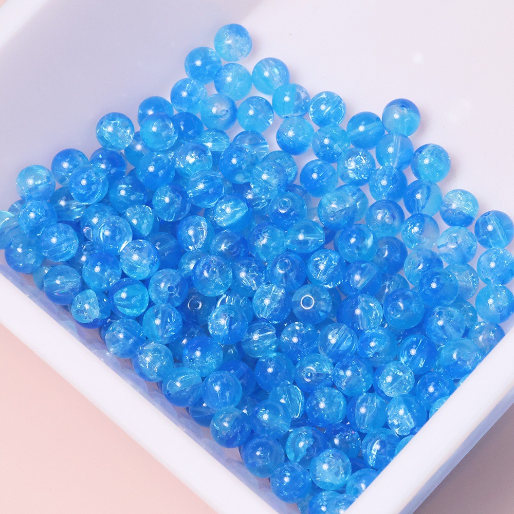 新10mm三色冰魄裂纹珠手工琉璃串珠散珠diy饰品手链配件项链材料详情31