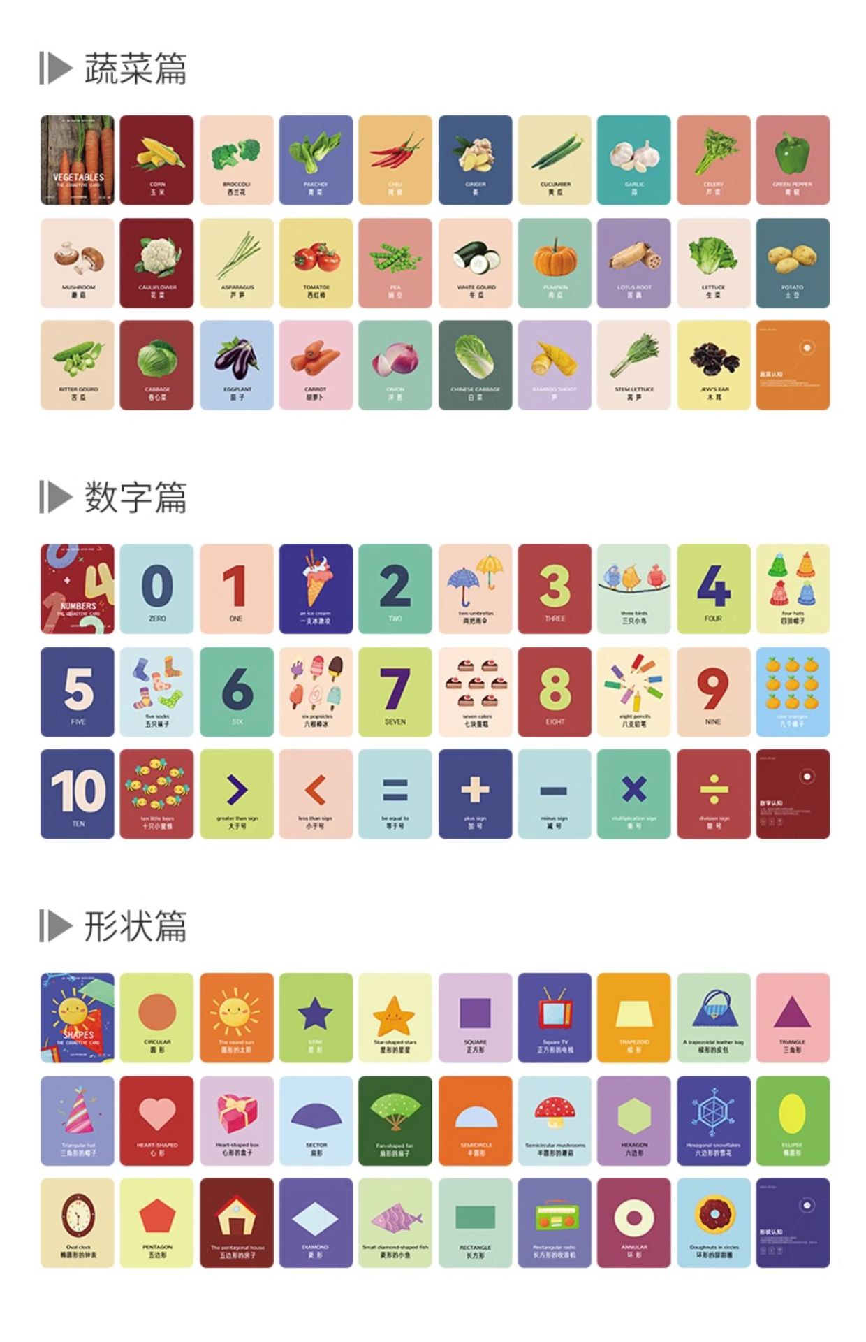 宝宝认知卡片婴儿早教启蒙情绪卡片认知拼图儿童看图识物识字闪卡详情13