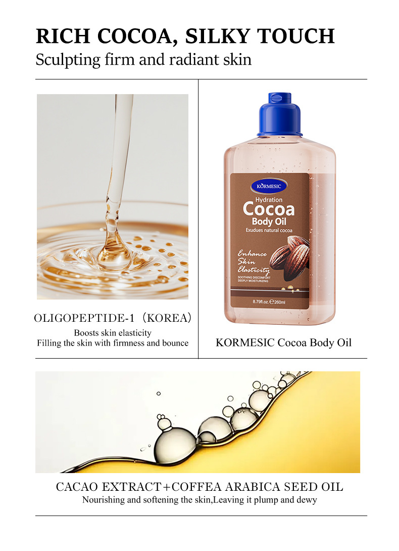 Foreign trade coconut Body oil: Hydrating, moisturizing, anti-dryness, non-sticky, body care pic 20