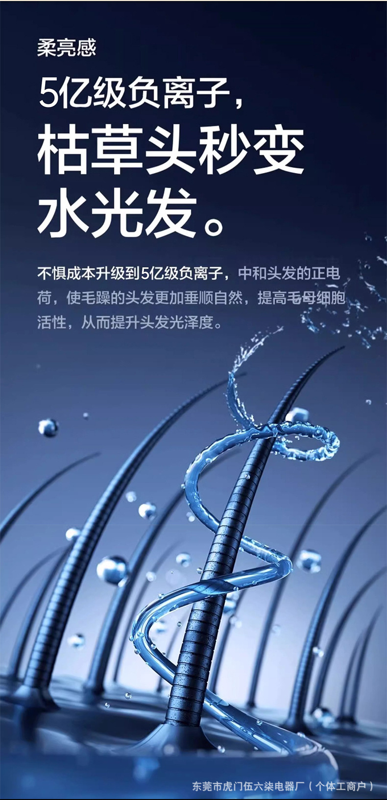 hairdrier, a bladeless high-speed hair dryer, is available for wholesale from Huaqiangbei factory for home hair salons and negative ion hair care pic 8