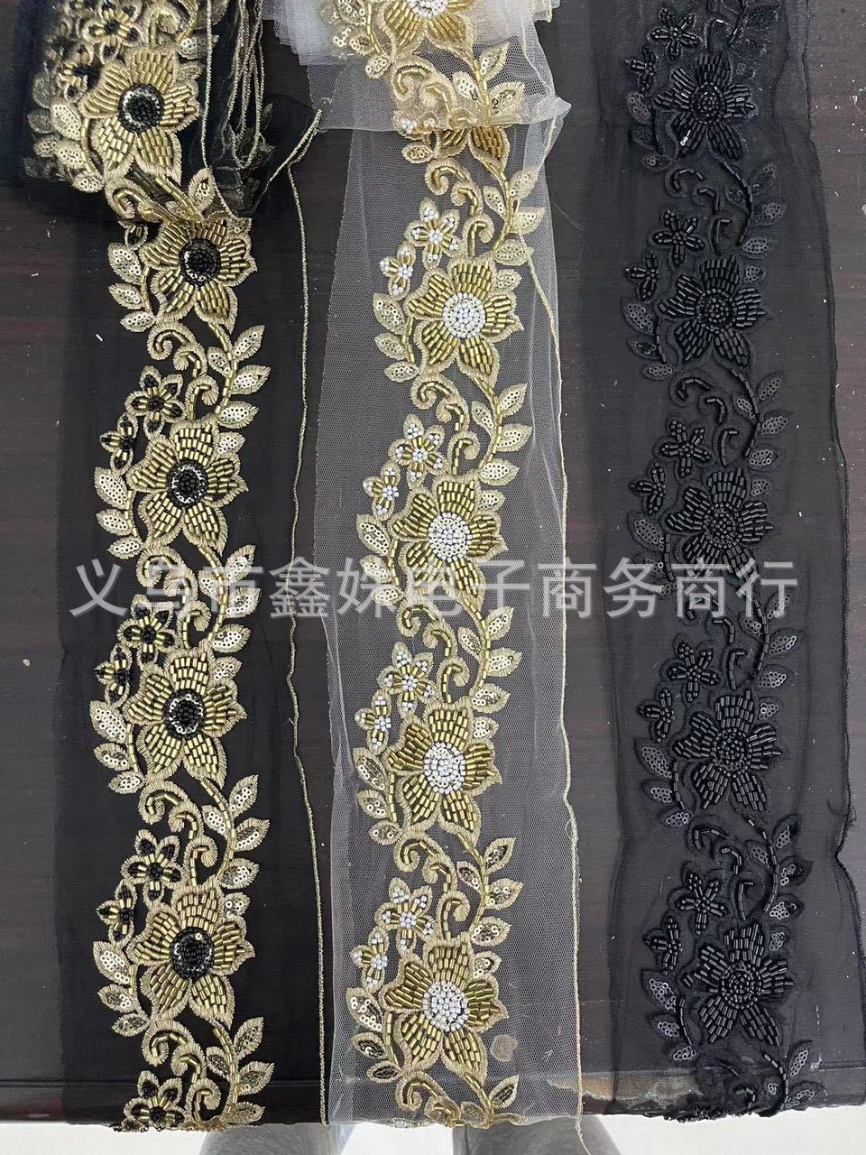 Цветная цветочная одежда с добавлением к кружевам diy (diy) pic 6
