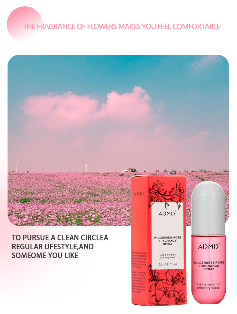 【跨境专供】玫瑰椰子头发身体香水香氛喷雾祛除异味持久淡香批发详情8