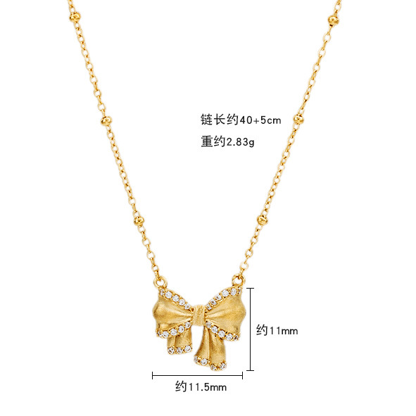 925纯银项链蝴蝶吊坠ins风女百搭锁骨链首饰批发饰品ins风爆款详情9