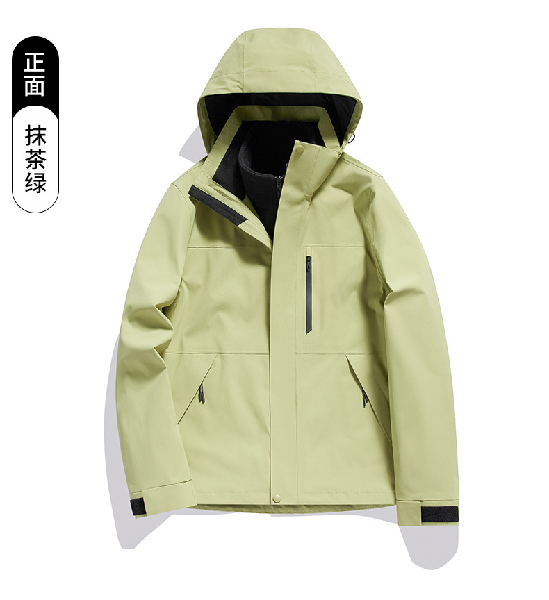 冲锋衣三合一男女款冬装两件套可拆卸防风防水保暖加厚滑雪工作服详情27