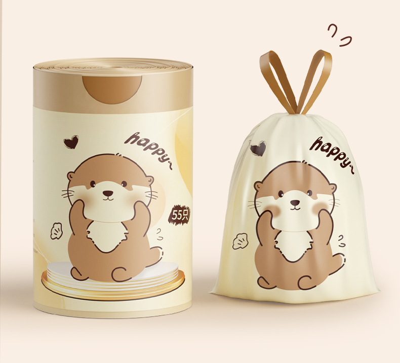 抽绳垃圾袋加厚不脏手自动收口垃圾袋塑料袋家用不易破厨房垃圾袋详情12