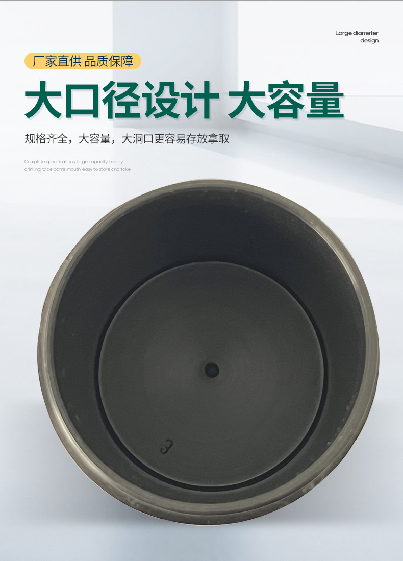 Wholesale plastic products, chemical packaging, black PP coating sealed cans, 100ml wide-mouth ink plastic cans from the manufacturer pic 6