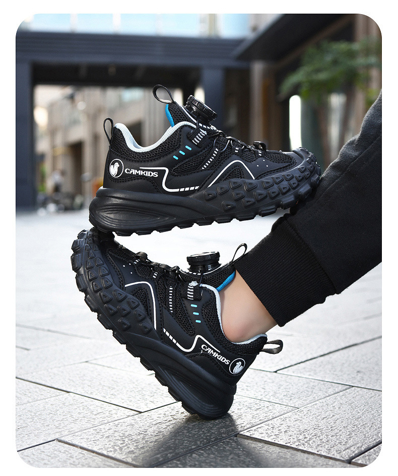 严选CAMKIDS夏季新款儿童运动鞋时尚透气男女童榴莲底跑步户外鞋详情27