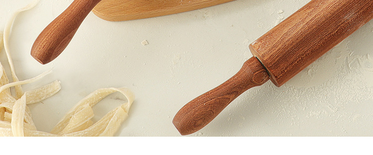 Solid wood rolling pin, roller type, household rolling pin, dough rolling pin, dumpling wrapper rolling pin, large hammer dough rolling pin pic 26