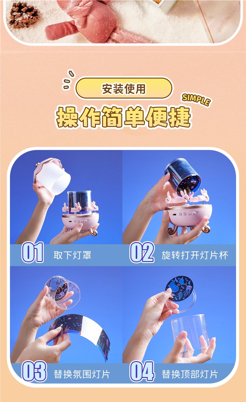 女孩子儿童玩具2025爆款生日礼物3岁4以上小女童的5星空6投影灯10详情7
