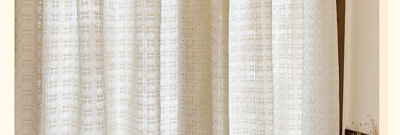 法式纱帘飘窗窗帘小窗户短款半帘遮挡咖啡厅厨房隔断门帘柜子遮丑详情10