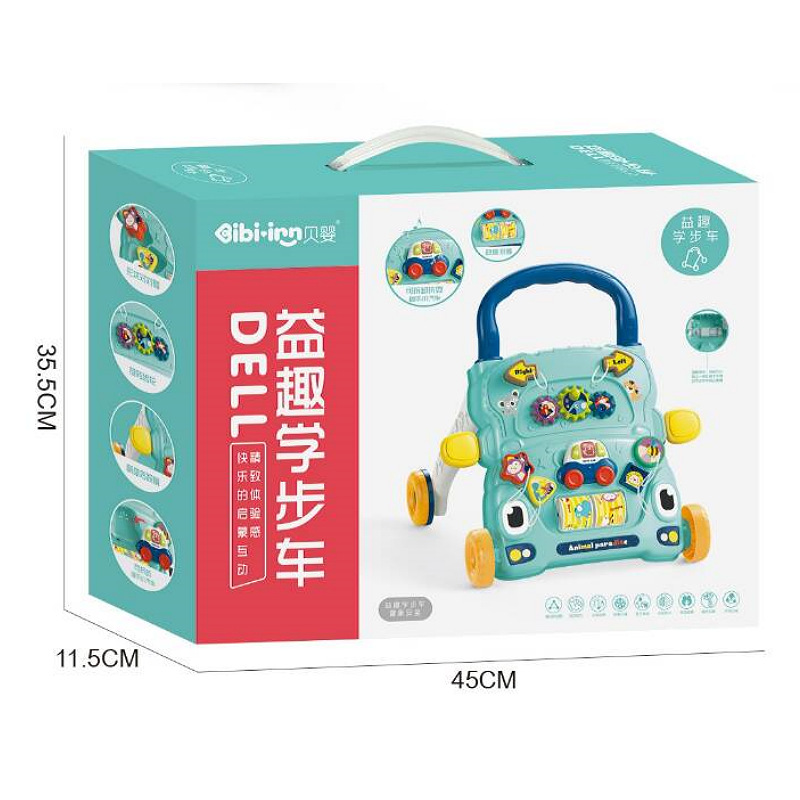 贝婴婴儿学步车多功能手推助步车儿童音乐滑行防侧翻童车母婴用品详情3