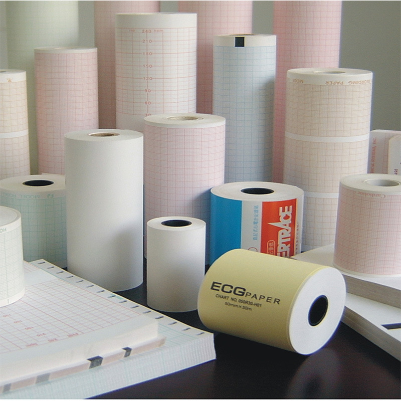 跨境专供心电图纸80mm*20mm热敏纸心电图机专用图纸心电图打印纸详情6