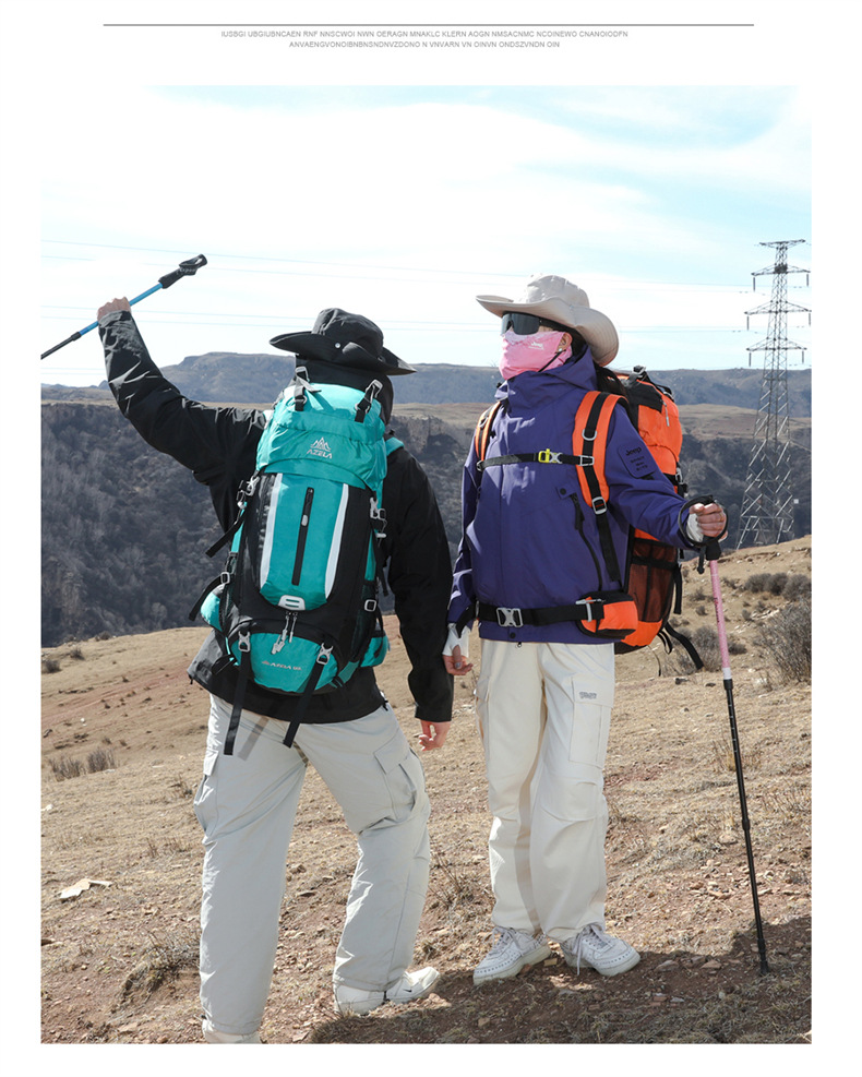 Azera Backpack for Cross-border outdoor Hiking and mountain Climbing 60L Backpacking Sports multi-functional large-capacity mountain climbing pic 24