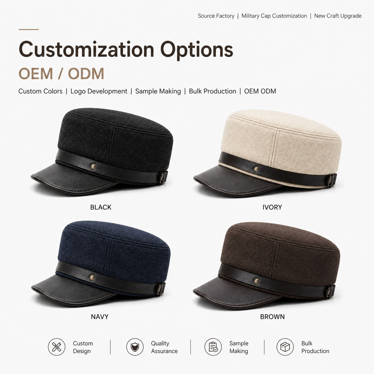 Lana boina otoño invierno hombres y mujeres inglés retro cortex gran cabeza circunferencia gran tamaño sombrero cálido transfronteriza comercio exterior personalizado pic 2