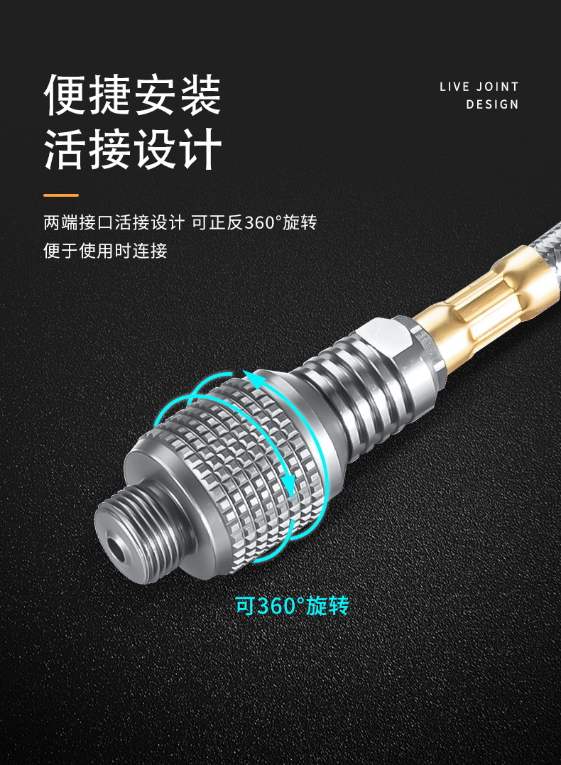 柯曼露营装备卡式炉头延长管50100CM高压高山气罐燃气管户外野营详情4