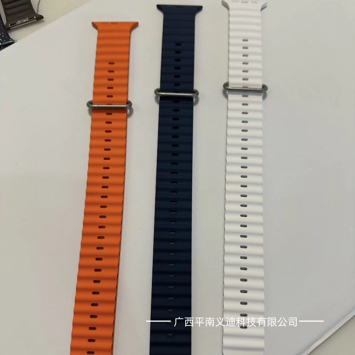 适用于iwatch苹果海洋系列表带硅胶专用日常运动百搭防水海洋表带详情9