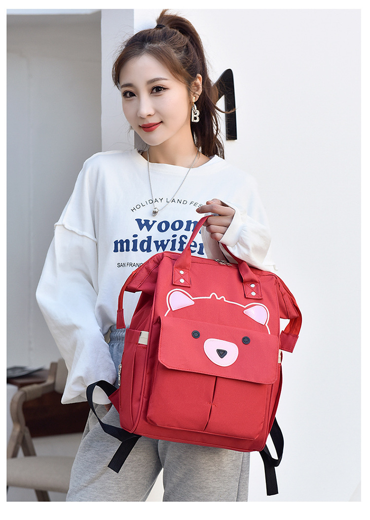 妈咪包双肩多功能大容量时尚手提母婴包妈妈旅行婴儿奶瓶尿布背包详情19