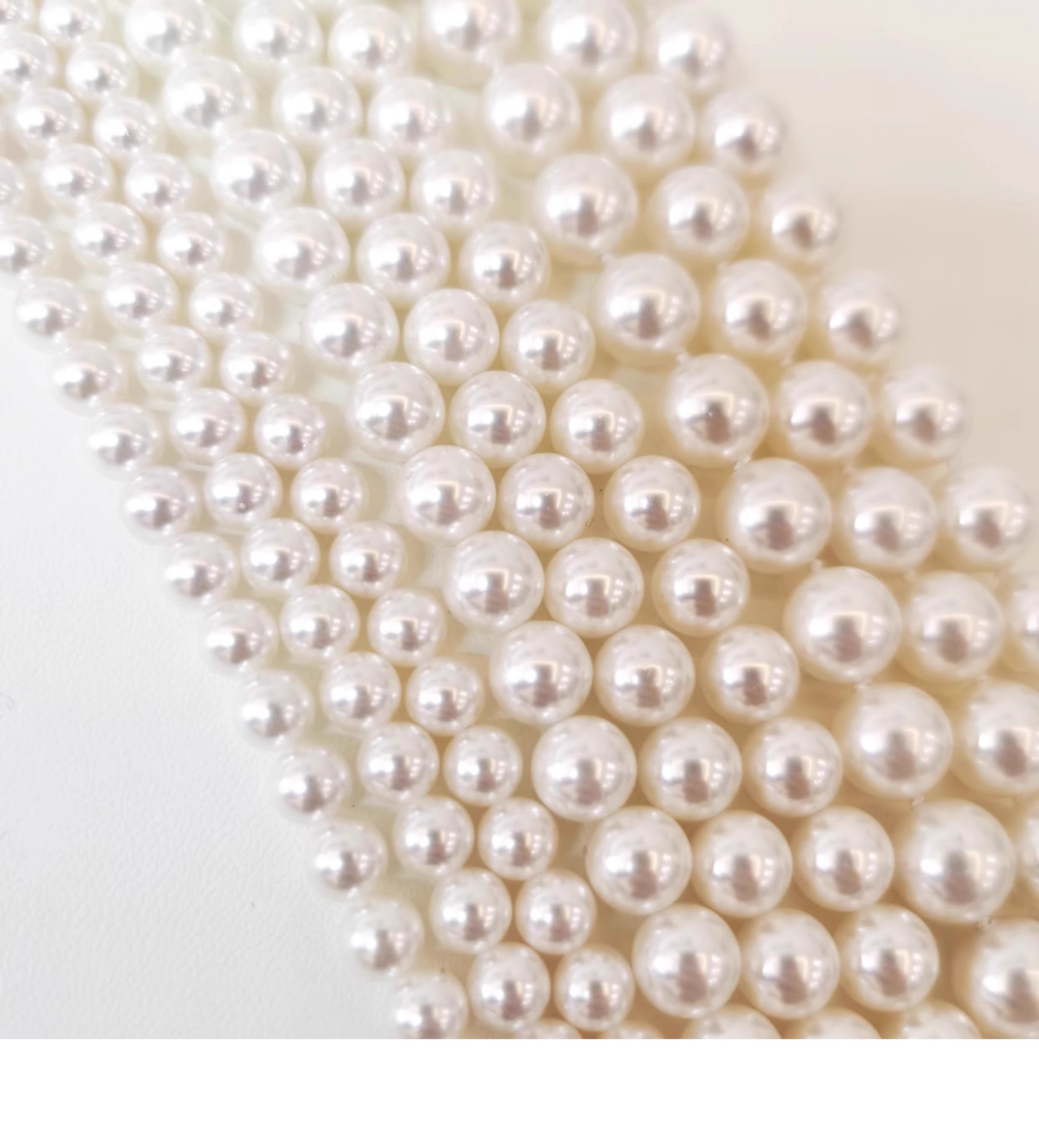 天然澳母贝珍珠项链925银元宝扣强光高品质贝珠澳白项链工厂批发详情12