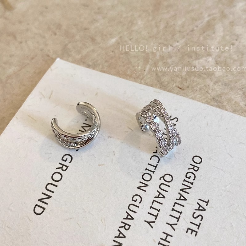 很飒哟~ins风多层耳骨夹气质小众耳夹无耳洞女轻奢感耳环耳饰详情11