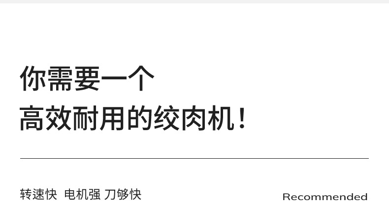 110V/220V多蒙绞肉机家用电动小型料理打肉切碎菜馅欧英美规跨详情4