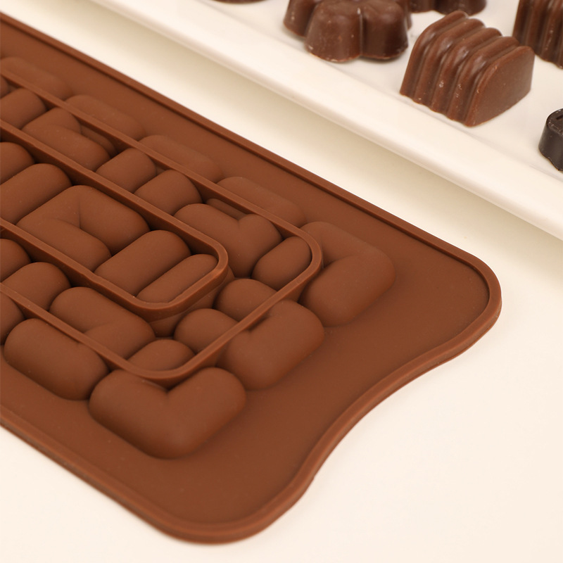 Euler Waffle mold, waffle silicone chocolate thin skin silicone fondle mold, full plate bond waffle mold pic 3