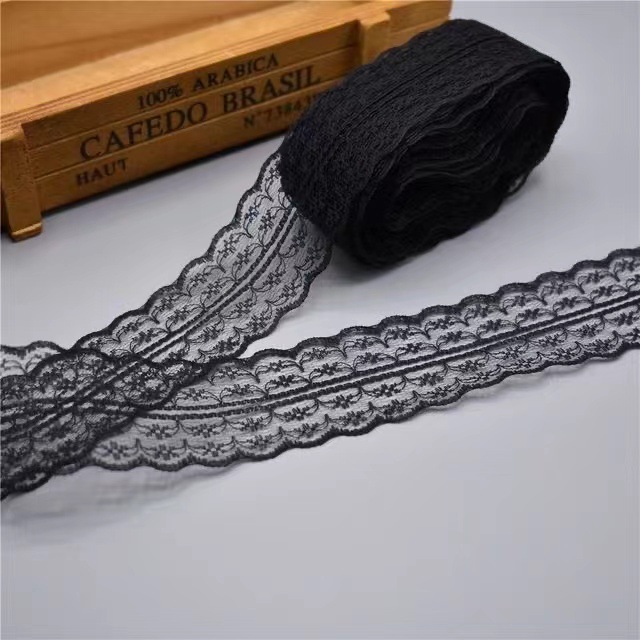 【40 Colors 】 Double-sided non-elastic lace trim, DIY clothing, curtains, sofa sewing, lace trim accessories, 4.5CM pic 5