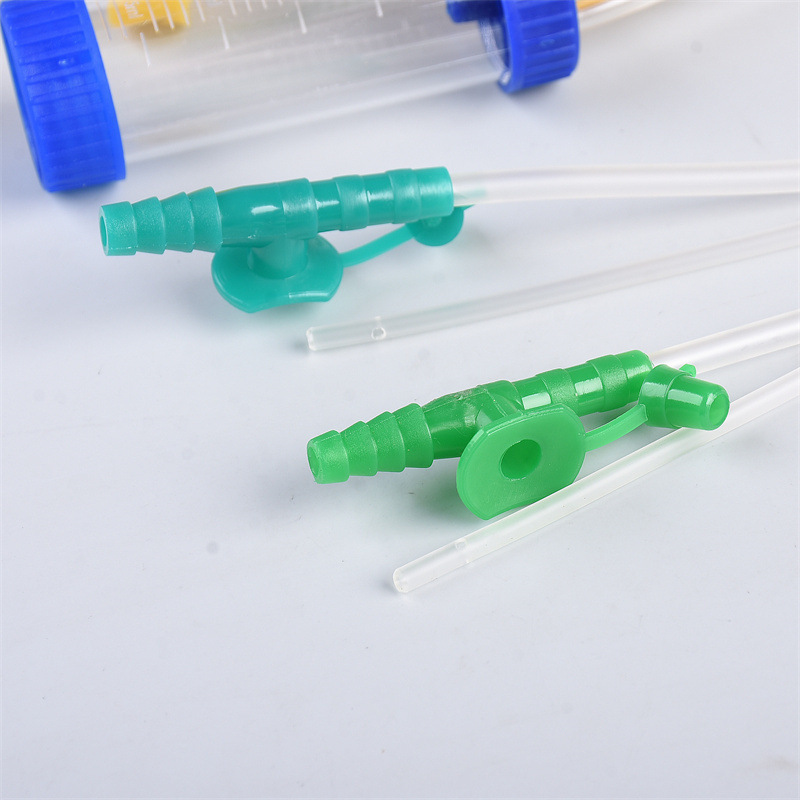 外贸专供一次性小孩手动吸痰器独立包装医用硅胶简易痰液收集装置详情7