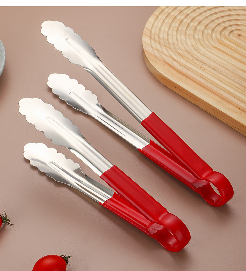 食品夹不锈钢面包夹厨房油炸防烫加长加厚烤肉夹子餐厅菜夹烘焙用详情13