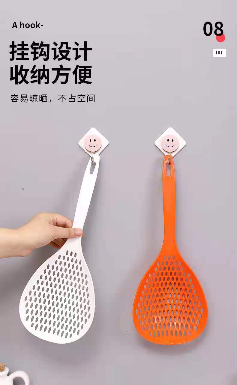 Large strainer spoon for scooping dumplings, noodles and rice noodles, draining spoon, kitchen draining long-handled filter screen strainer spoon manufacturer wholesale spoon pic 10