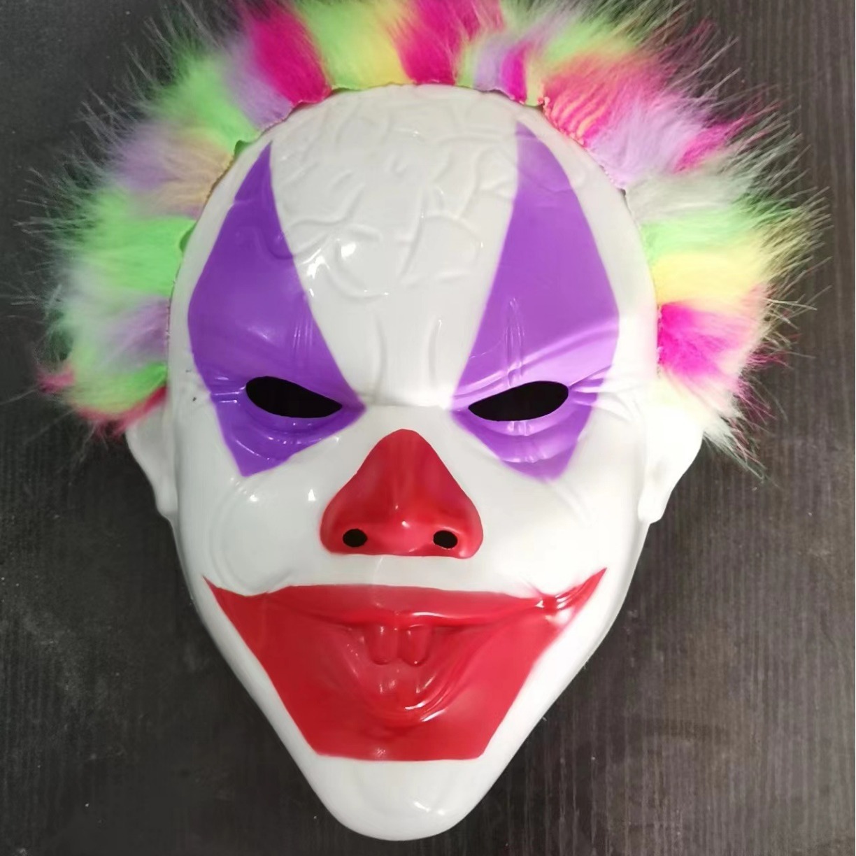 新款小丑面具万圣派对搞笑装扮舞会道具全脸恐怖回魂小丑面具批发详情4