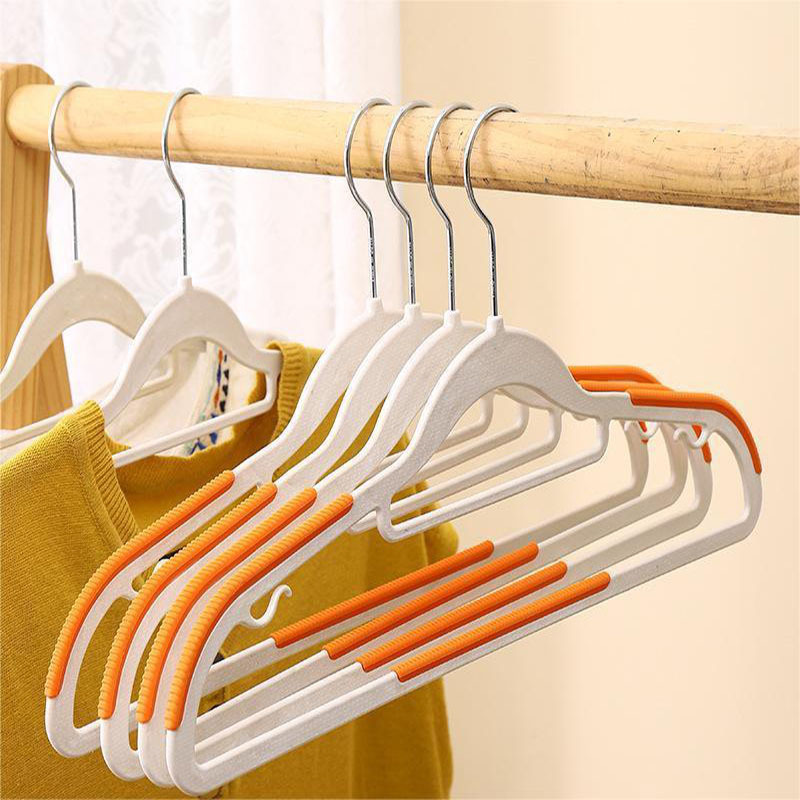 家用晾衣架挂衣衣橱无痕防滑衣服架防衣柜肩角双位批发干湿两用详情4