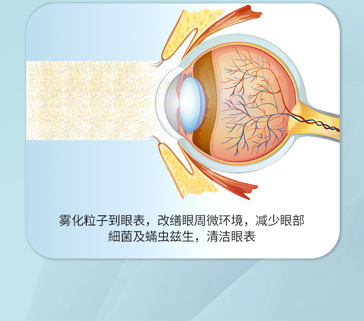 Eye beauty device, home ultrasonic spa nebulizer, fumigation instrument to relieve eye fatigue, hydrate and moisturize pic 10