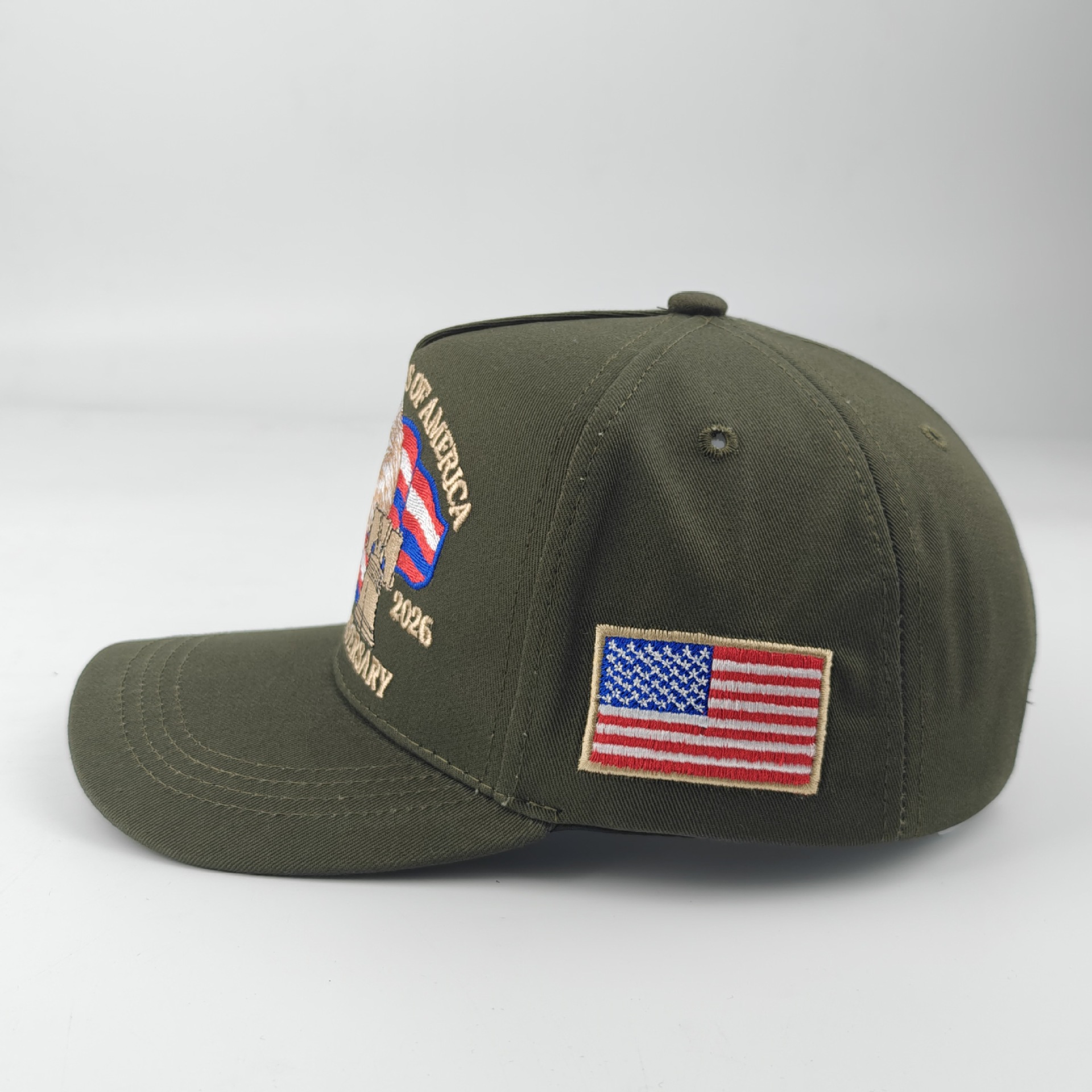 New in-stock American 250th anniversary commemorative baseball cap, three-dimensional embroidered commemorative cap, cross-border headband baseball cap pic 22