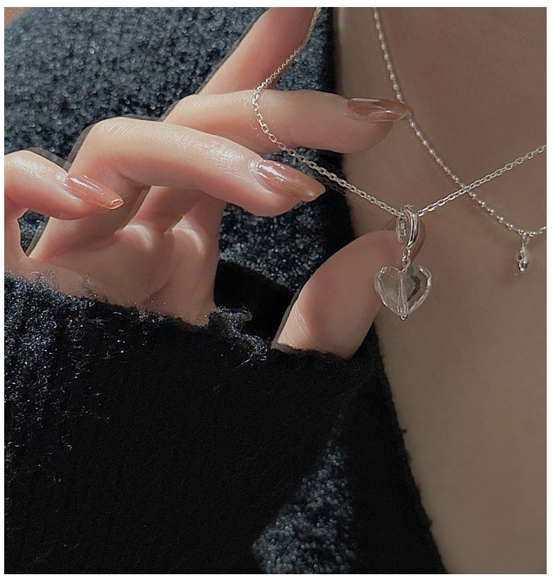 S925 sterling silver Korean version, with a niche design sense and retro cut surface, is a Korean style fashion accessory wholesale pic 7