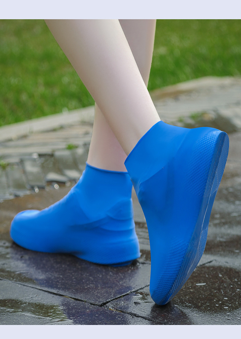 下雨天户外防水乳胶鞋套乳胶防水鞋套硅胶鞋套防泥沙防雨鞋套旅行详情10