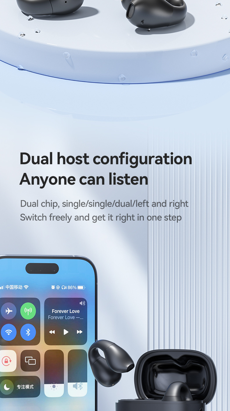 Cross-border M67 Bluetooth headphones, wireless, non-in-ear, sports, ultra-long battery life, mini new product, 5.3 In-ear style pic 13
