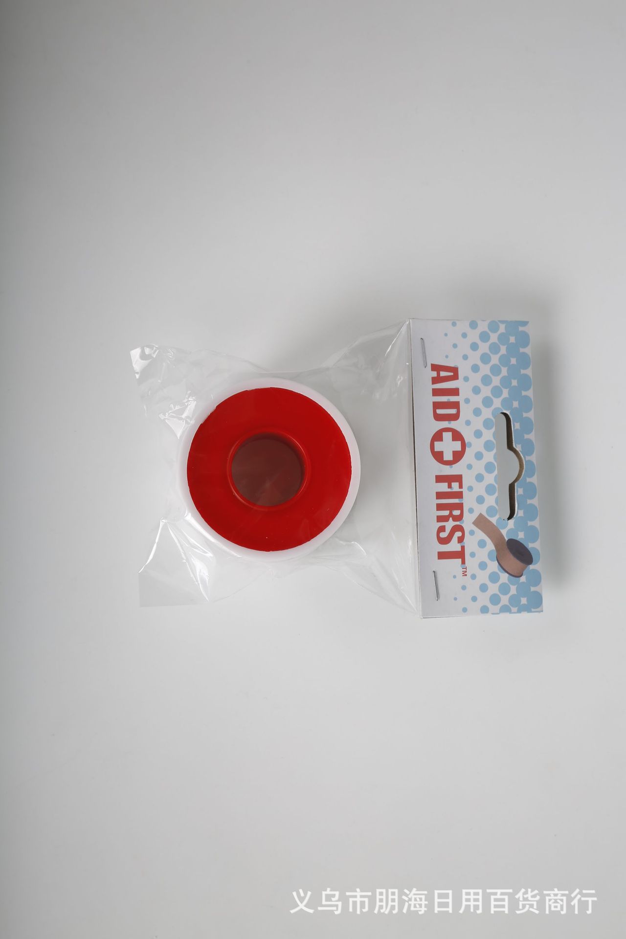 White cotton sports tape (red core, white sleeve) 2.5cm*5m*12 rolls *30 boxes Hot melt adhesive white cotton tape pic 4
