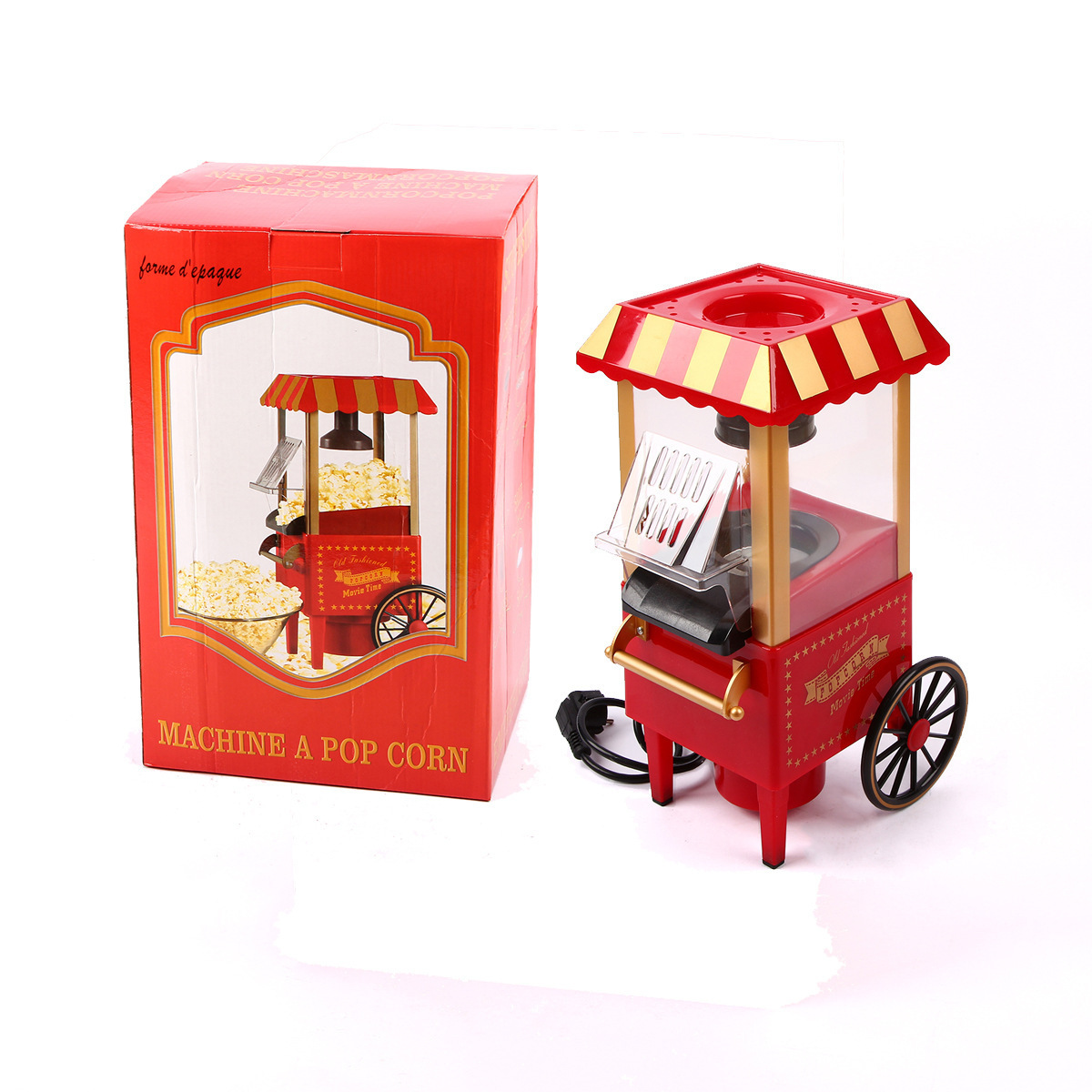 A fully automatic household mini electric popcorn machine pic 1