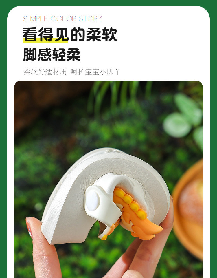 儿童凉拖鞋夏季卡通小男孩软底防滑男童包头中小童包头宝宝洞洞鞋详情8